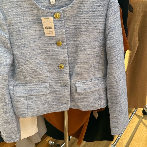 J. Crew Jackets & Blazers - J. Crew Blue Blazer Structured Tailored Fit